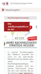 Mobile Screenshot of hessen-nachhaltig.de