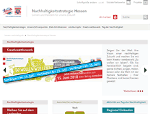 Tablet Screenshot of hessen-nachhaltig.de